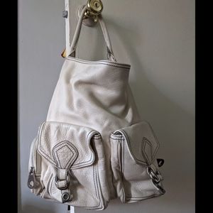 Marc By Marc Jacobs White Leather Blake Hobo